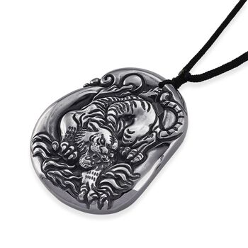 Terahertz Tiger Halskette, ca. 71 cm, ca. 120.00 ct