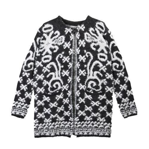 Kuscheliger Winter-Cardigan mit 2 Taschen, Einheitsgröße, schwarz image number 0