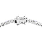 AA Tansanit und Zirkon 20cm Armband - 6,26 ct. image number 3