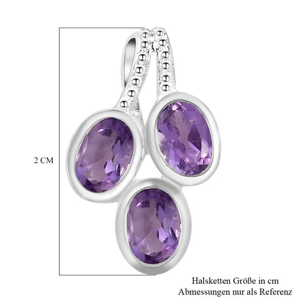 Afrikanischer Amethyst-Anh&auml;nger, 925 Silber ca. 1,36 ct image number 6