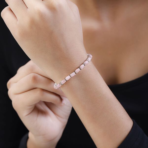 AA rosa Opal Armband, 19 cm - 10 ct. image number 3