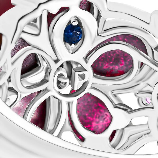 GP Italian Garden Kollektion - Maulbeer Mondstein, Rosa und blaues Saphir Schmuckset image number 18