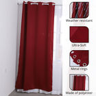 Blackout solid curtain with 8 metal rings in 2pcs/set Material: 100%polyeser,210gsm Top: 8 eyelets;size:52*96inch;weight:1.6kg image number 2