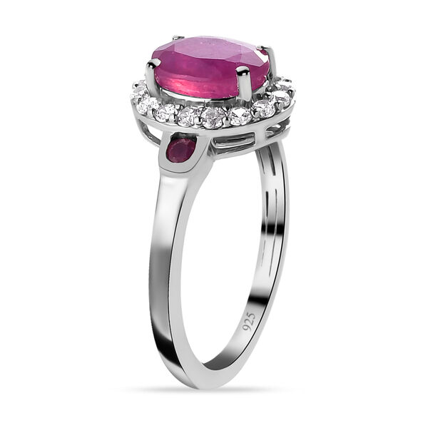 Afrikanischer Rubin-Ring, 925 Silber platiniert  ca. 2,37 ct image number 5