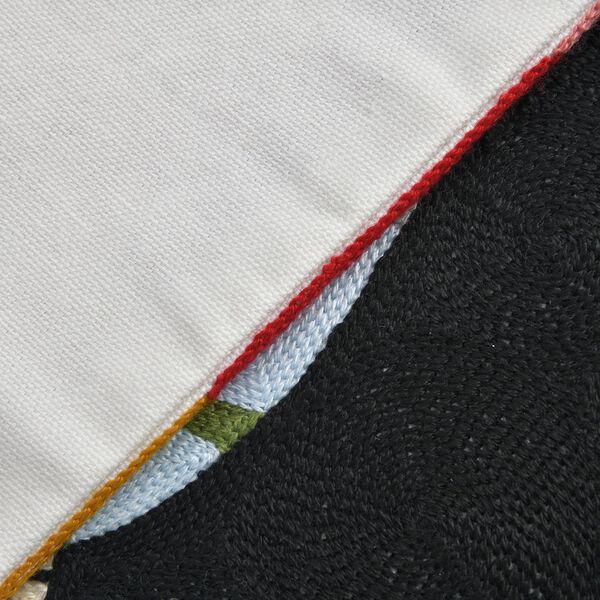 Katze am Fensterbank Besticktes Kissenbezug aus 100% Baumwolle, 43x43 cm, Fensterbank image number 5