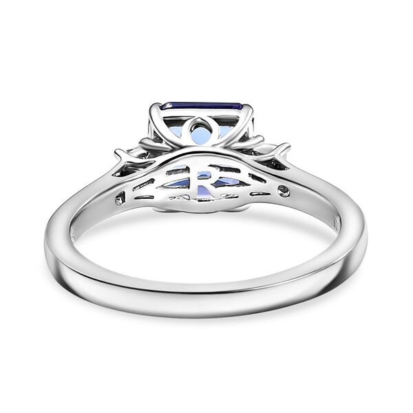 RHAPSODY AAAA Tansanit und VS Diamant Ring in 950 Platin - 1,93 ct. image number 6