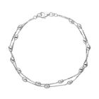 925 Silber Armband, ca. 19 cm