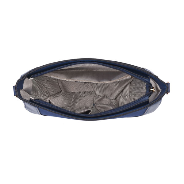 Hobo Tasche mit abnehmbarem Riemen, Größe 26x8x14 cm, Dunkelblau image number 6