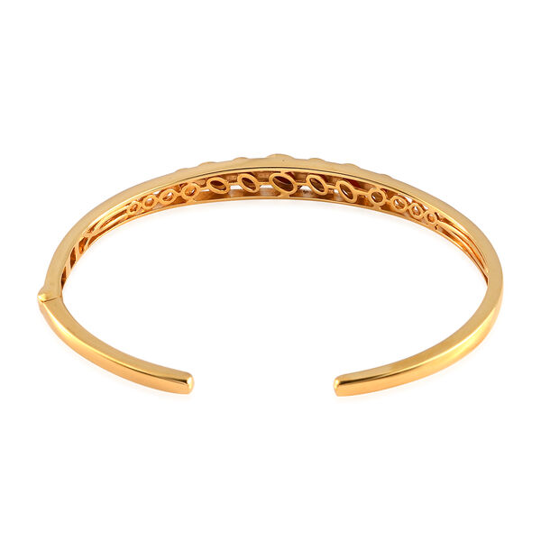 Koralle Armreif 19 cm 925 Silber vergoldet ca. 2,10 ct image number 6