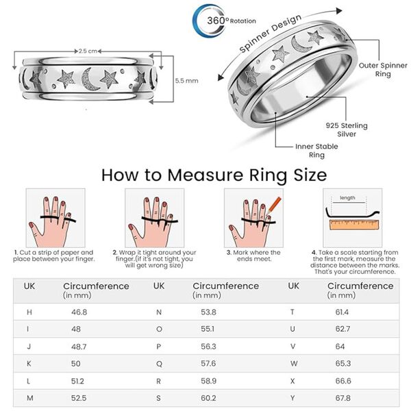 925 Silber Ring (Gr&ouml;&szlig;e 19.50) ca. image number 4