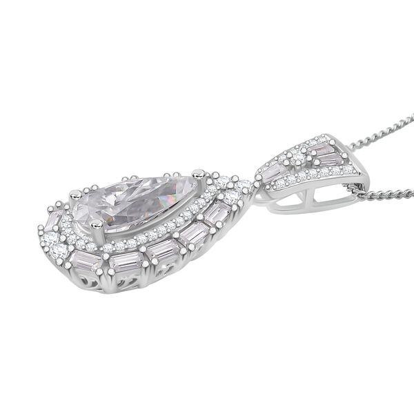 D'Joy Moissanit Ring und Anh&auml;nger mit 50 Kette image number 2