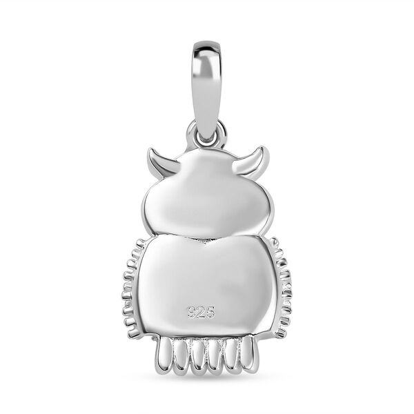 Wei&szlig;er Diamant Anh&auml;nger 925 Silber ca. image number 5