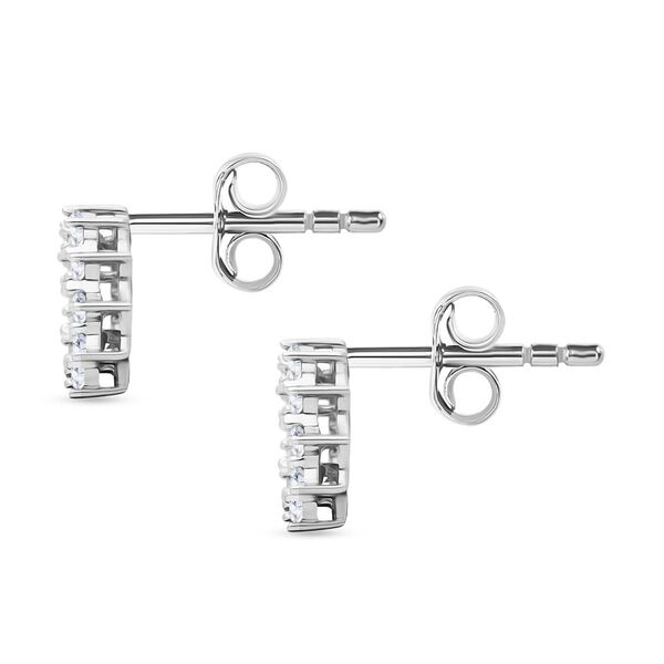 LUXURIANT DIAMOND- 3er Set - Lab Grown Diamant SI-GH Anh&auml;nger mit Kette (ca. 50cm) und Ohrringe, 925 Silber rhodiniert ca. 0.75 ct image number 5