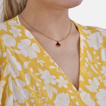 Maxikleid mit gesmokter Taille und Flatter&auml;rmeln, gelb