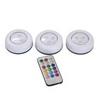 3er Set kabellose mehrfarbige LED-Licht mit Fernbedienung