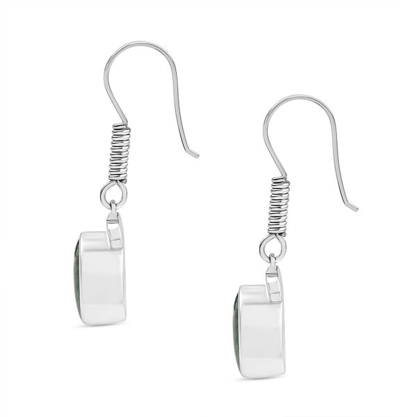 Smaragd-Matrix Ohrringe 950 Kupfer ca. 5.02 ct image number 4