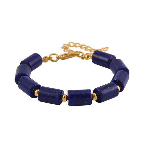 Lapislazuli Schmuckset  Legierung Standard gelb vergoldet ca. 91,40 ct. image number 3