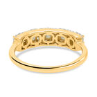 Natürlicher gelber und weißer Diamant-Ring, P1 SGL zertifiziert, 585 Gelbgold (Größe 20.00) ca. 1,00 ct image number 4