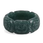 Nat&uuml;rlicher Olmek Jadeit Ring (Gr&ouml;&szlig;e 16.00) ca. 35,00 ct.