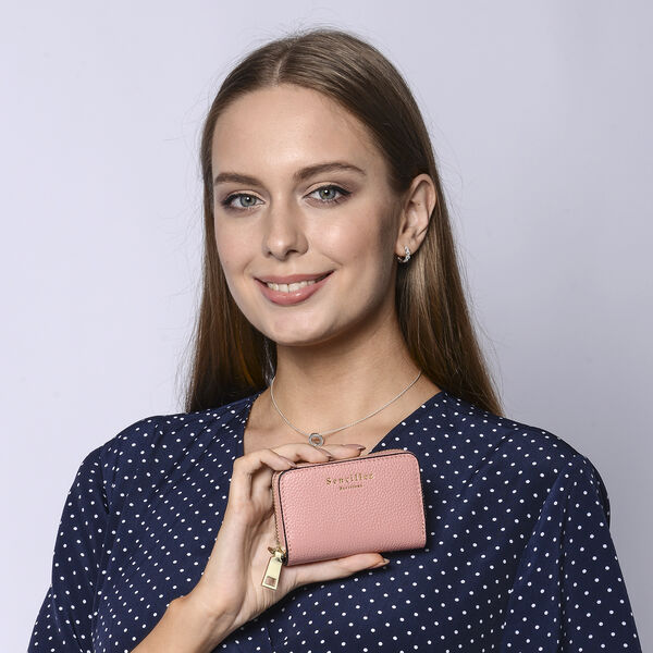 SENCILLEZ Kreditkartenetui aus echtem Leder image number 2