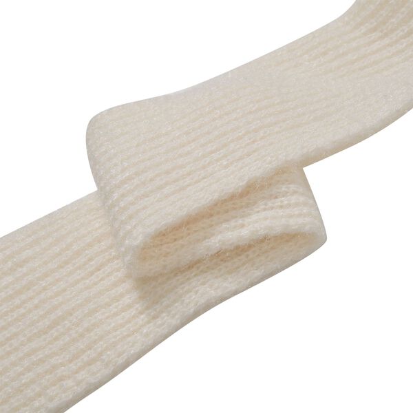 2 in 1: Gestrickte Schalmütze, weiß image number 6