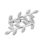 LUSTRO STELLA - Wei&szlig;er Zirkonia Ring 925 Silber rhodiniert (Gr&ouml;&szlig;e 18.00)