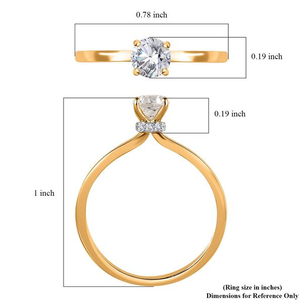 ILIANA Diamant Ring in 750 Gold - 0,50 ct. image number 5