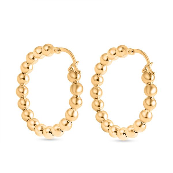 Royal Bali Kollektion - 375 Gold Ohrringe 2,65g image number 4