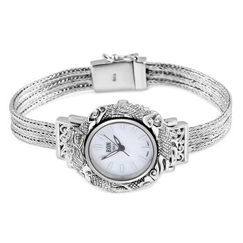 Royal Bali - 925 Silber Tulang Naga Armbanduhr, ca. 20 cm ca. 37,18g