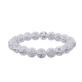 Eis Quarz Armband 19 cm ca. 130.00 ct