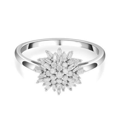 Schneeflocke Diamant Ring- 0,50 ct.