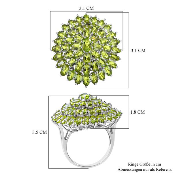 AA Peridot Ring - 11,67 ct. image number 4
