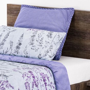6-teiliges Bettbezug Set, 2 Bettbez&uuml;ge, 4 Kissenbez&uuml;ge, violett