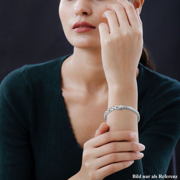 Royal Bali Kollektion - Halb und halb Tulang Naga und Borobudur Armband 19 cm image number 2