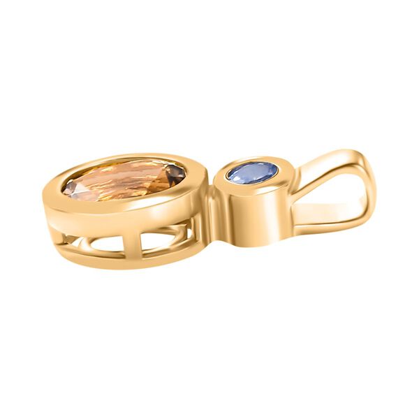 AA Natürlicher goldener Tansanit und Tansanit Anhänger - 1,20 ct. image number 6