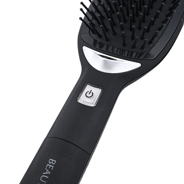 Antistatischer, glatter Haarkamm, Batterien 2xAAA (nicht inkl.), Schwarz image number 6