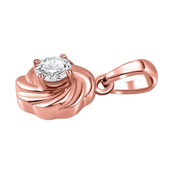 Moissanit Schmuckset, 925 Silber 750 Roségold Vermeil - 0,75 ct. image number 5