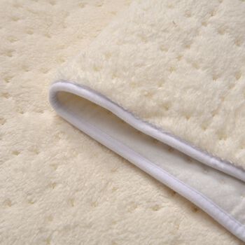 W&auml;rme-Topper in der Ausf&uuml;hrung 3-Zonen-W&auml;rme-Unterbett, 80x160 cm, wei&szlig;