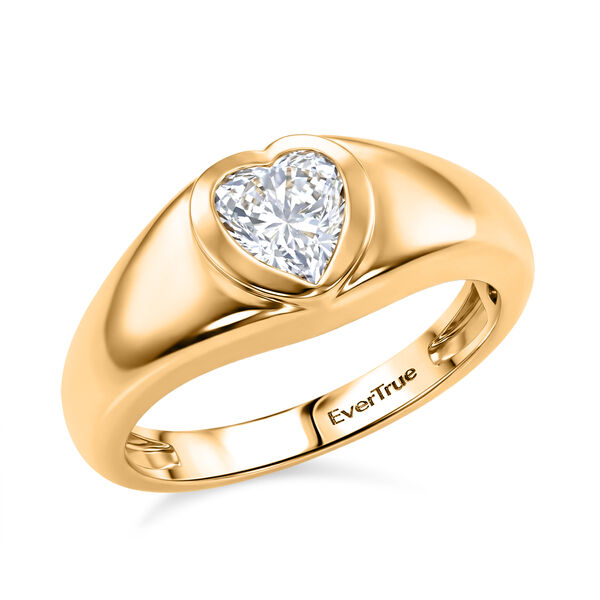 EVER TRUE Moissanit Ring Nickelfreies Messing (Gr&ouml;&szlig;e 18.00) ca. 0,82 ct image number 3