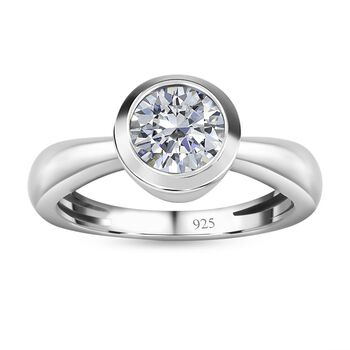 Moissanit Ring - 1,14 ct.
