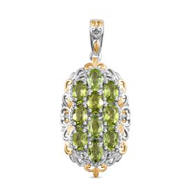 Peridot Anhänger Messing ca. 4.88 ct