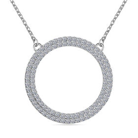 LUXURIANT DIAMOND- SI-FG Labor Diamant Halskette, 45 cm - 1 ct.