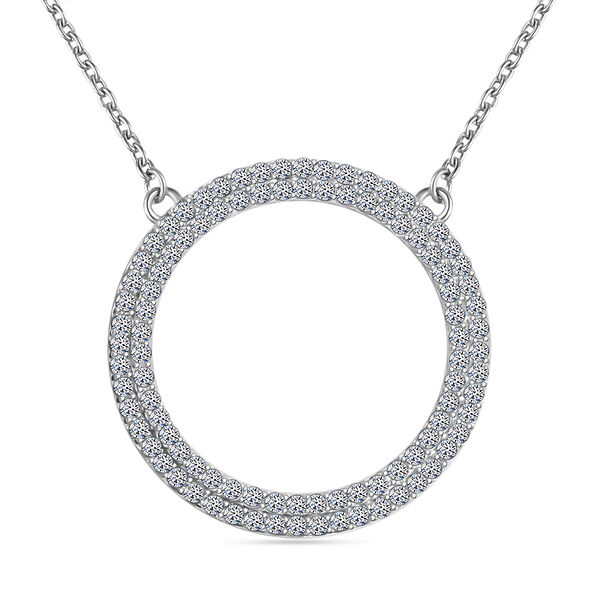 LUXURIANT SI-FG Labor Diamant Halskette, 45 cm - 1 ct. image number 0