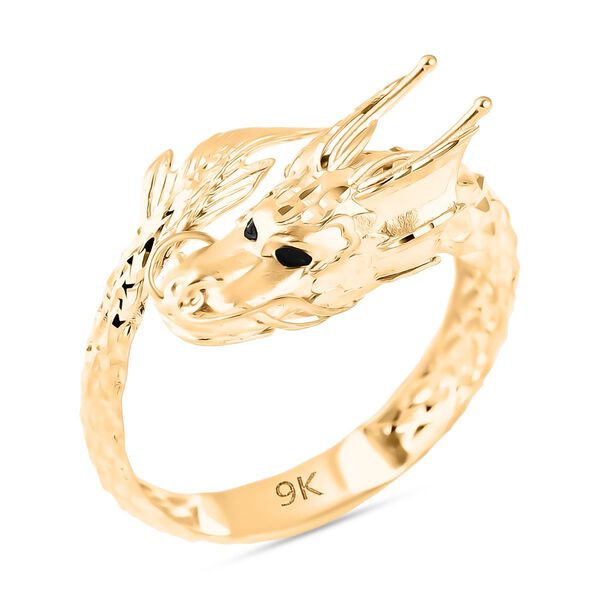 Royal Bali Kollektion- Drachen Ring in 375 Gold image number 0