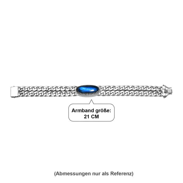 EverTrue Labradorit 20cm Herren-Armband - 35,60 ct. image number 4