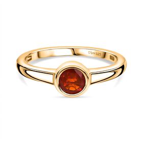 D'Joy AA mexikanischer Kirschfeuer-Opal Ring - 0,36 ct.