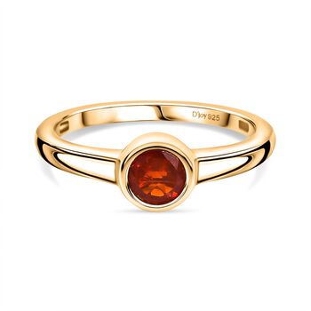 D'Joy AA mexikanischer Kirschfeuer-Opal Ring - 0,36 ct.