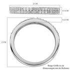 Weißer Diamant-Ring, 925 Silber platiniert  ca. 0,25 ct image number 6