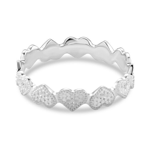 950 Platin Herz Ring (Gr&ouml;&szlig;e 16.00) ca. 5,00g image number 4