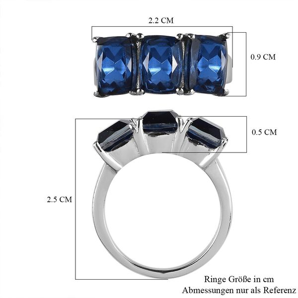 Ceylon Farbe Quarz Ring, Edelstahl (Gr&ouml;&szlig;e 21.00) ca. 5.03 ct image number 6